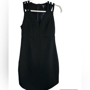 Alt. B Medium Midi Black Dress